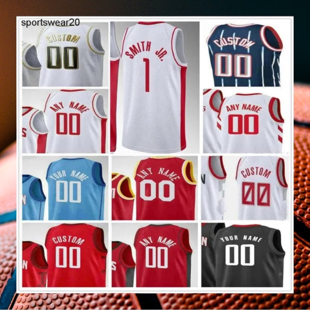 Houston Rockets Brand New Jerseys all current and past players